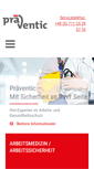 Mobile Screenshot of praeventic.de